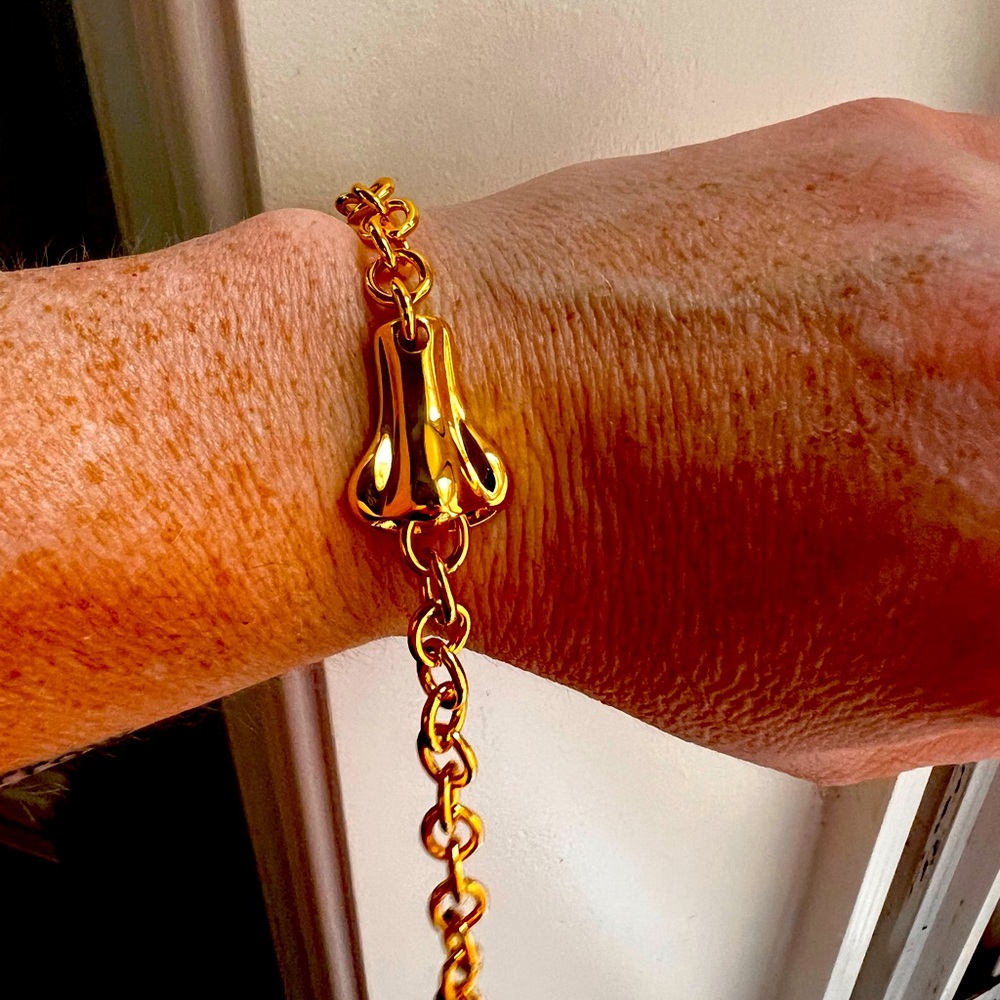 Gold nose bracelet